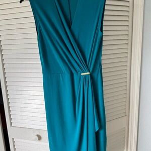 Michael Kors dress in rich turquoise color